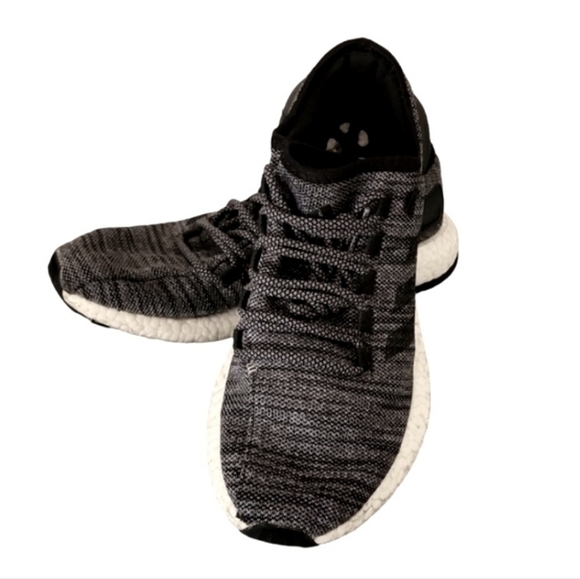 adidas BOOST Oreo Primeknit Sneakers Mens 9.5 All Terrain S80787 Gray Black - Picture 14 of 14